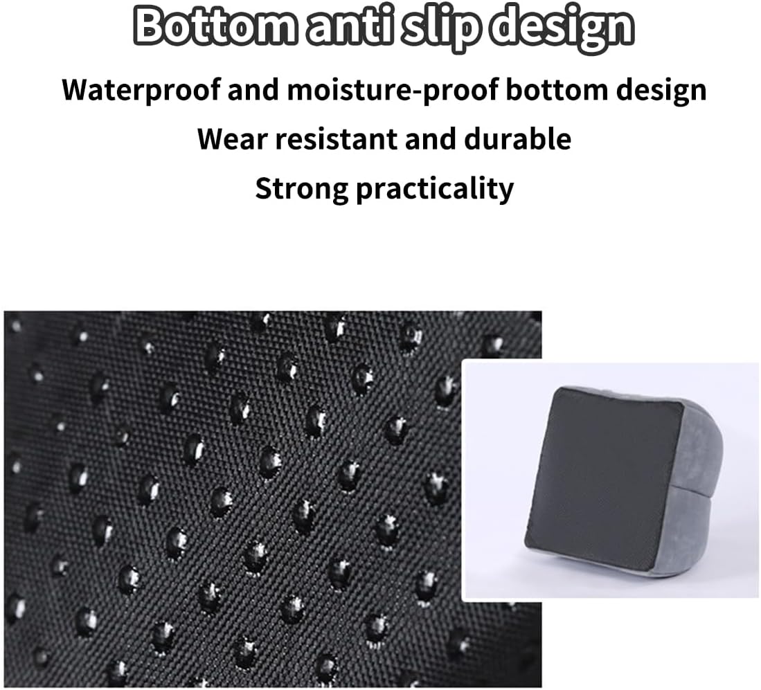 Cat Beds - Large Indoor/Outdoor Gray Cat Bed Cave with Removable Cushion & Non-Slip Base (15.74"x15.74"x15") - Pet Explorer