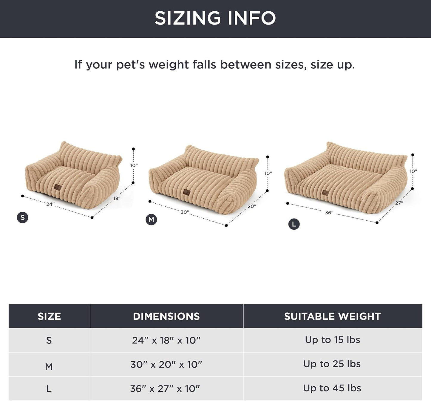 Bedsure Cute Cat Couch for Pets - Fluffy Cat Sofa with Premium Soft Corduroy Fleece, Fuzzy Pet Couch Bed with Removable Washable Cover, Supportive Pet Chair for Indoor Cats, 24inch, Tuscan Beige - Pet Explorer