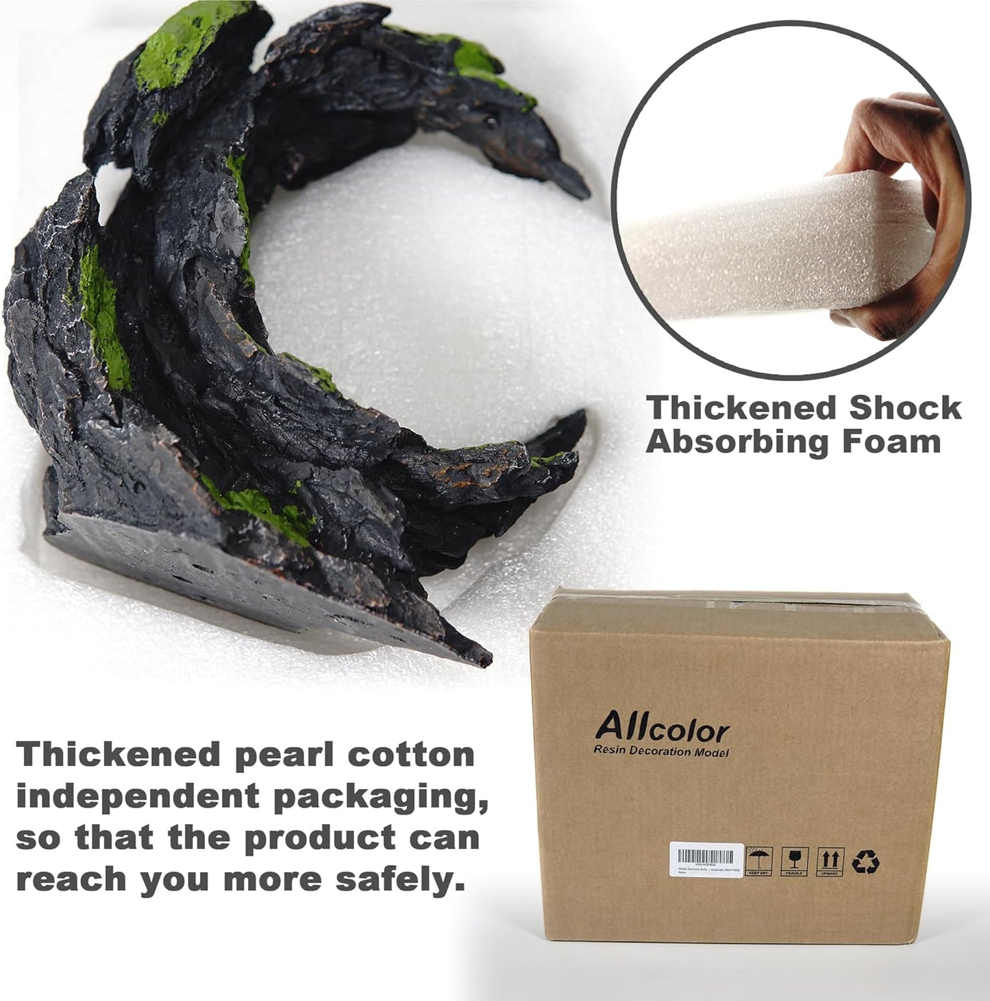 Fish Tank Decor Rocks.Aquarium Decoration Model.Easy Superior Aquascape (Moon Valley) - Pet Explorer