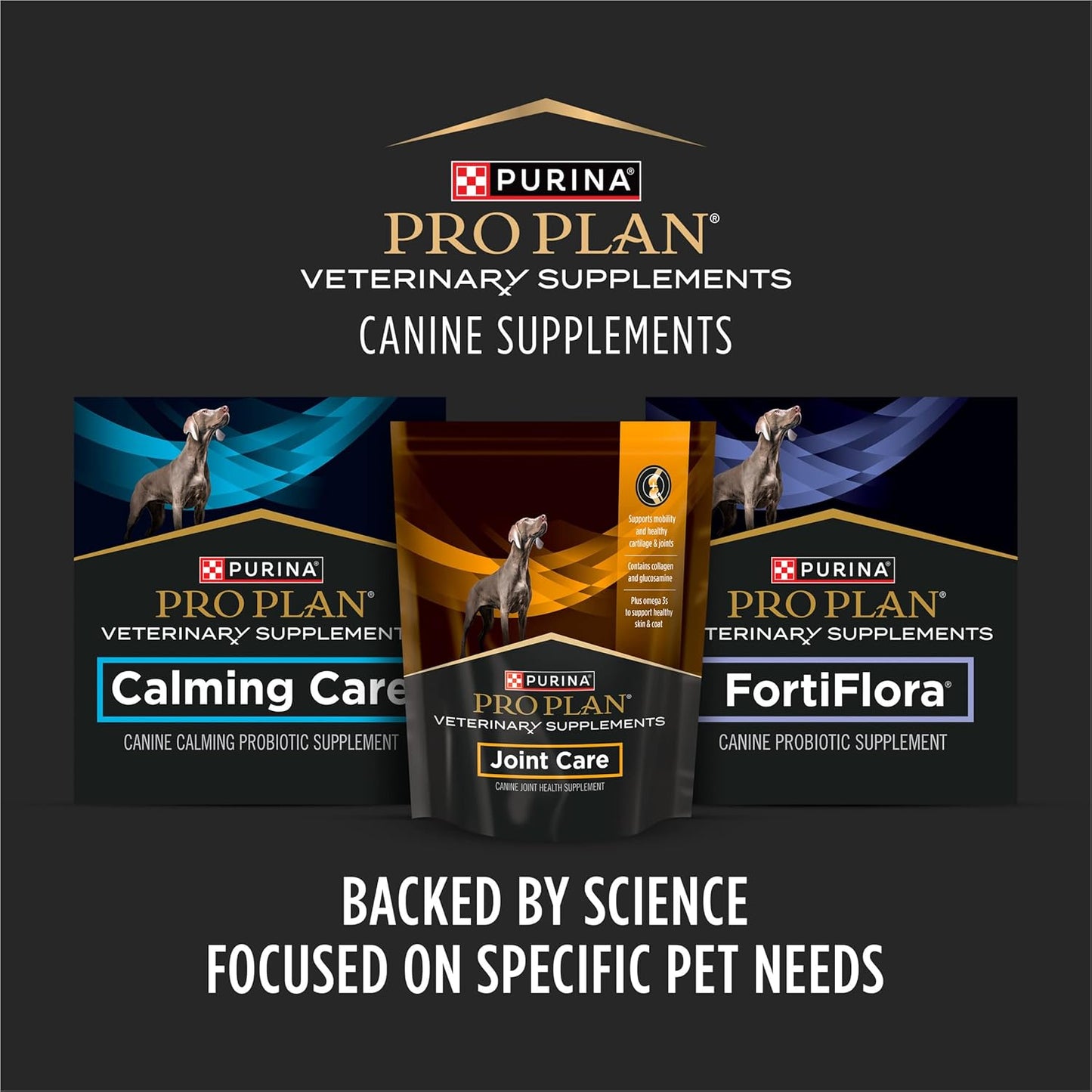 Purina Pro Plan Veterinary Joint Care Joint Supplement for Small Breed Dogs Hip and Joint Supplement - 2.65 oz. Pouch - Pet Explorer