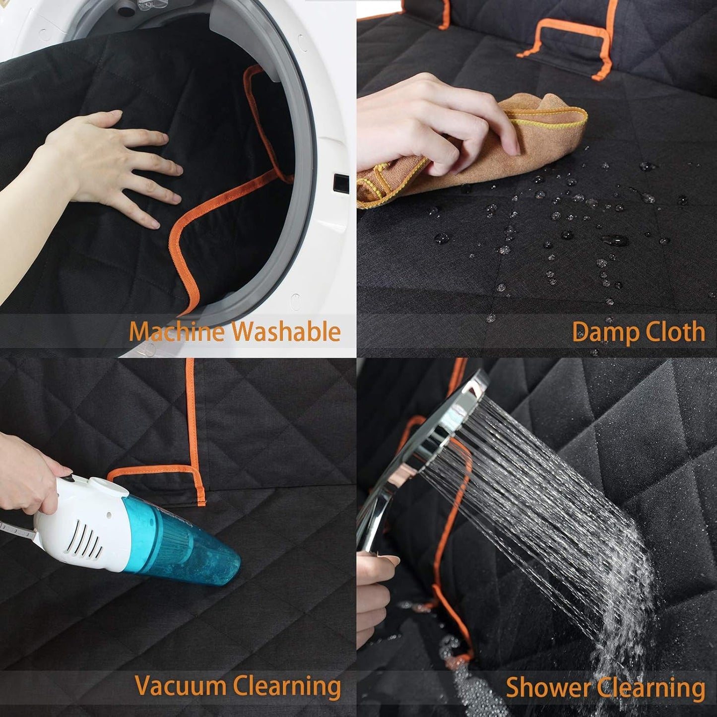 Car Seat Protector, 600D Heavy Duty Car Seat Cover for Dogs, Waterproof Dog Car Seat Cover for Back Seat, Scratch Proof Nonslip Seat Cover for Dogs in Car - Pet Explorer