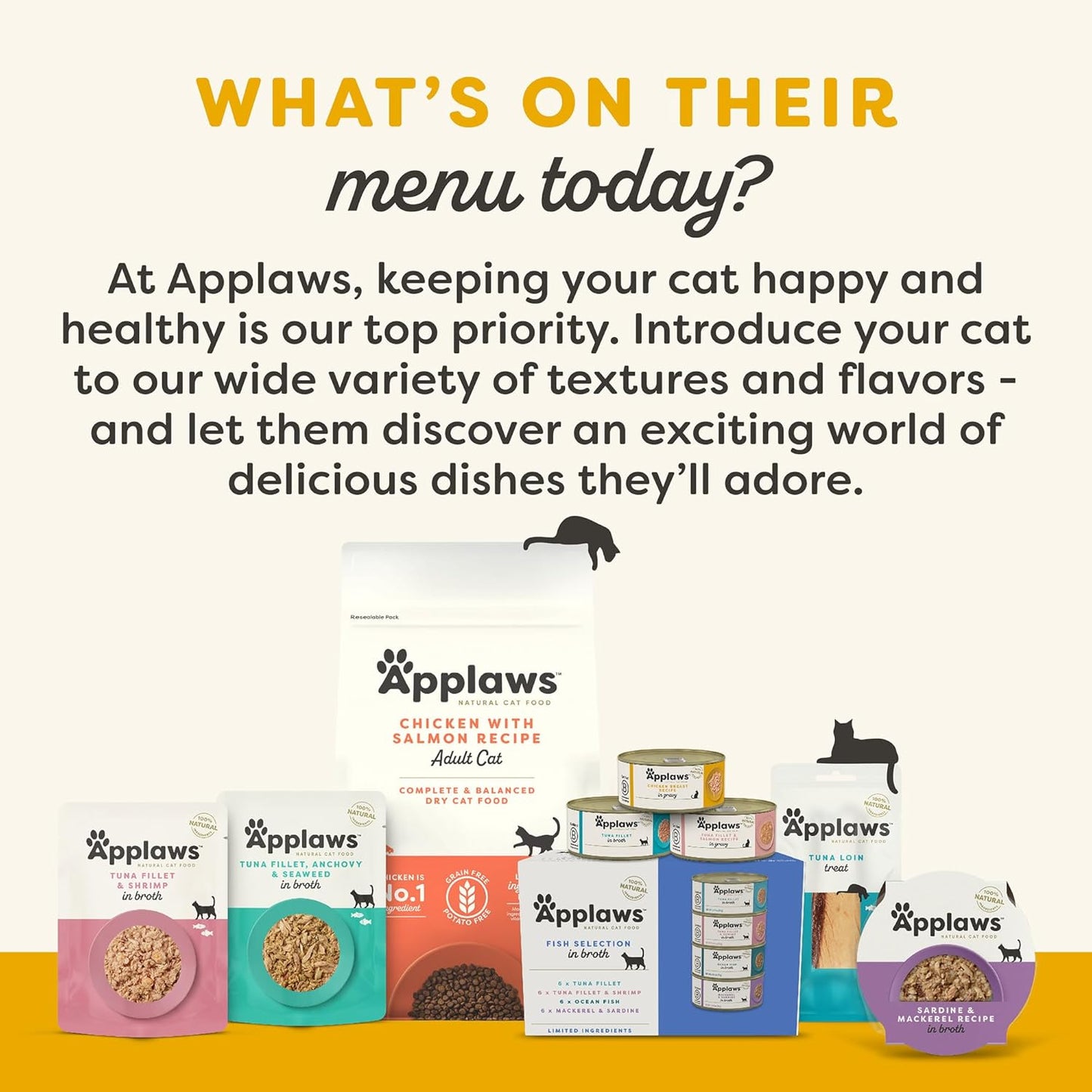 Applaws Natural Wet Cat Food in Broth, Limited Ingredient Wet Cat Food Pouches, No Additives, Made with Natural Ingredients, Chicken Breast in Broth (12 x 5.3oz Pouches)