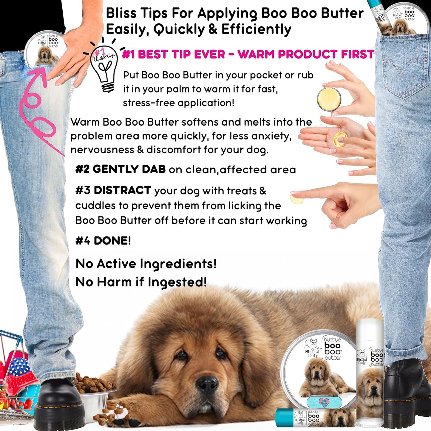 Tibetan Mastiff Boo Boo Butter, 4 oz - Pet Explorer