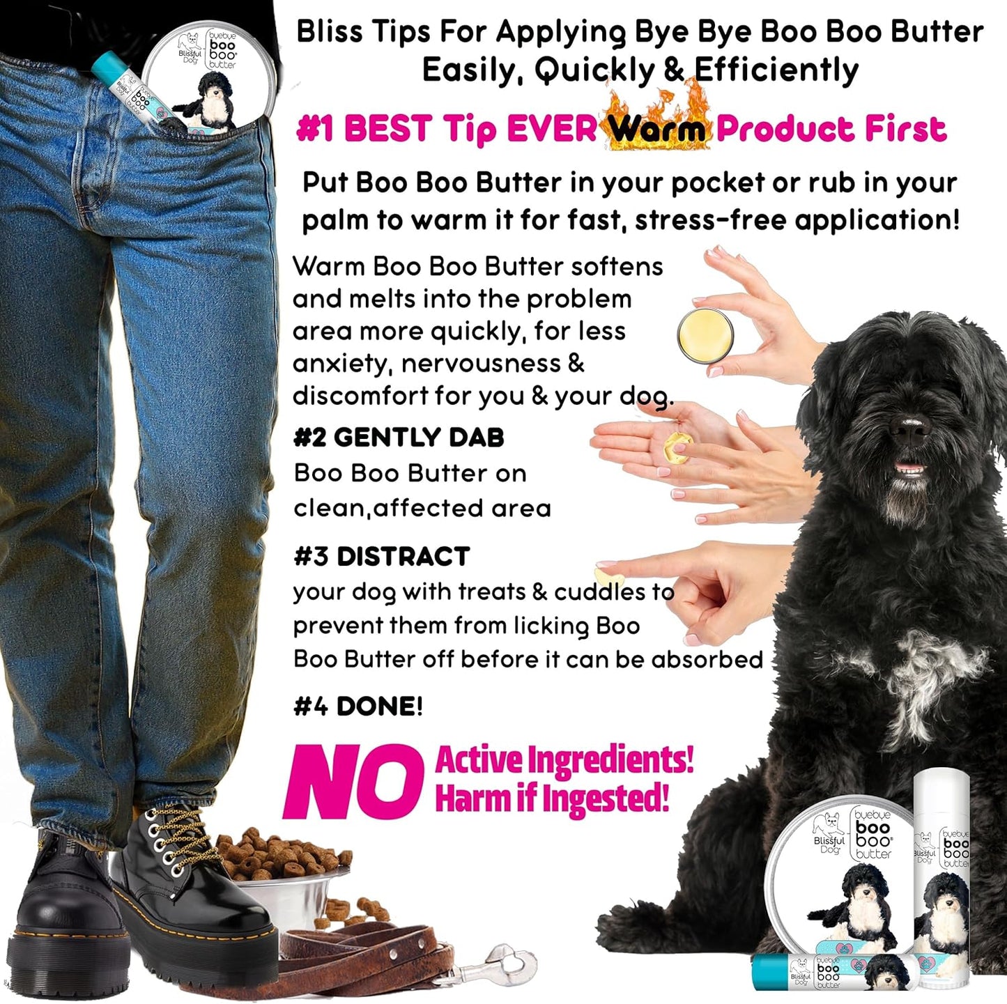 Portuguese Water Dog Boo Boo Butter, 4 oz - Pet Explorer