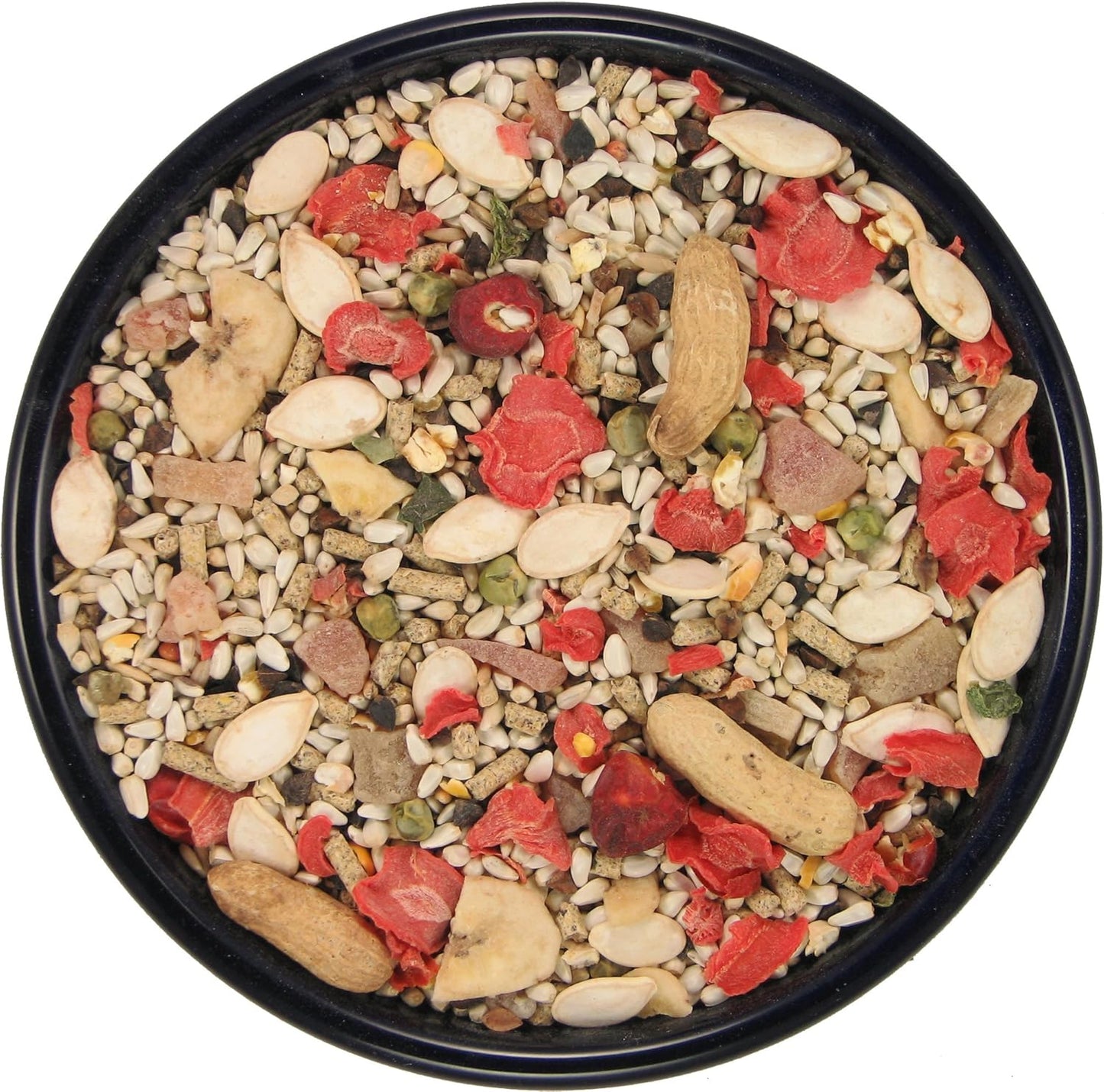 SLEEK & SASSY Garden Large Hookbill No Sunflower Parrot Food for Large Conures, Amazons, African Greys, Cockatoos, Pionus-Parrots & Small Macaws (40 lbs.)