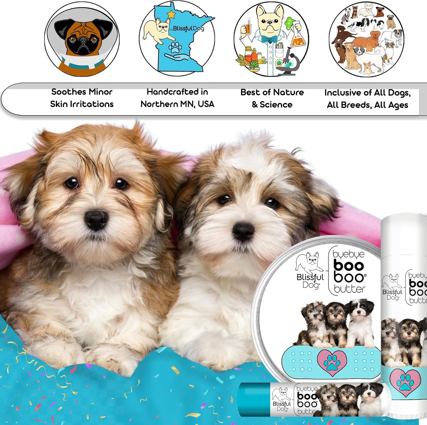 The Blissful Dog Havanese Boo Boo Butter, 2-Ounce - Pet Explorer