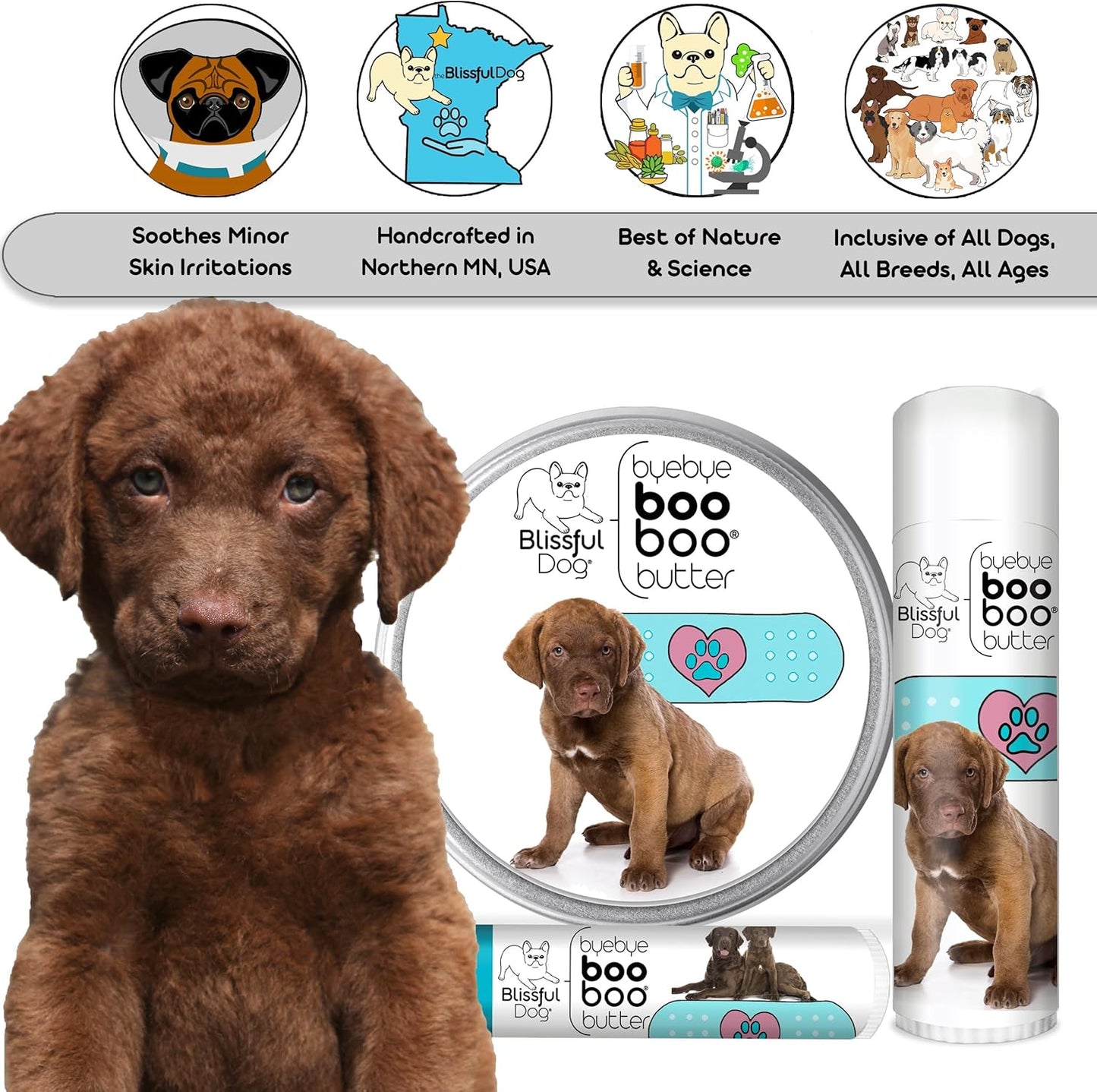 The Blissful Dog Chesapeake Bay Retriever Boo Boo Butter, 16 oz. - Pet Explorer