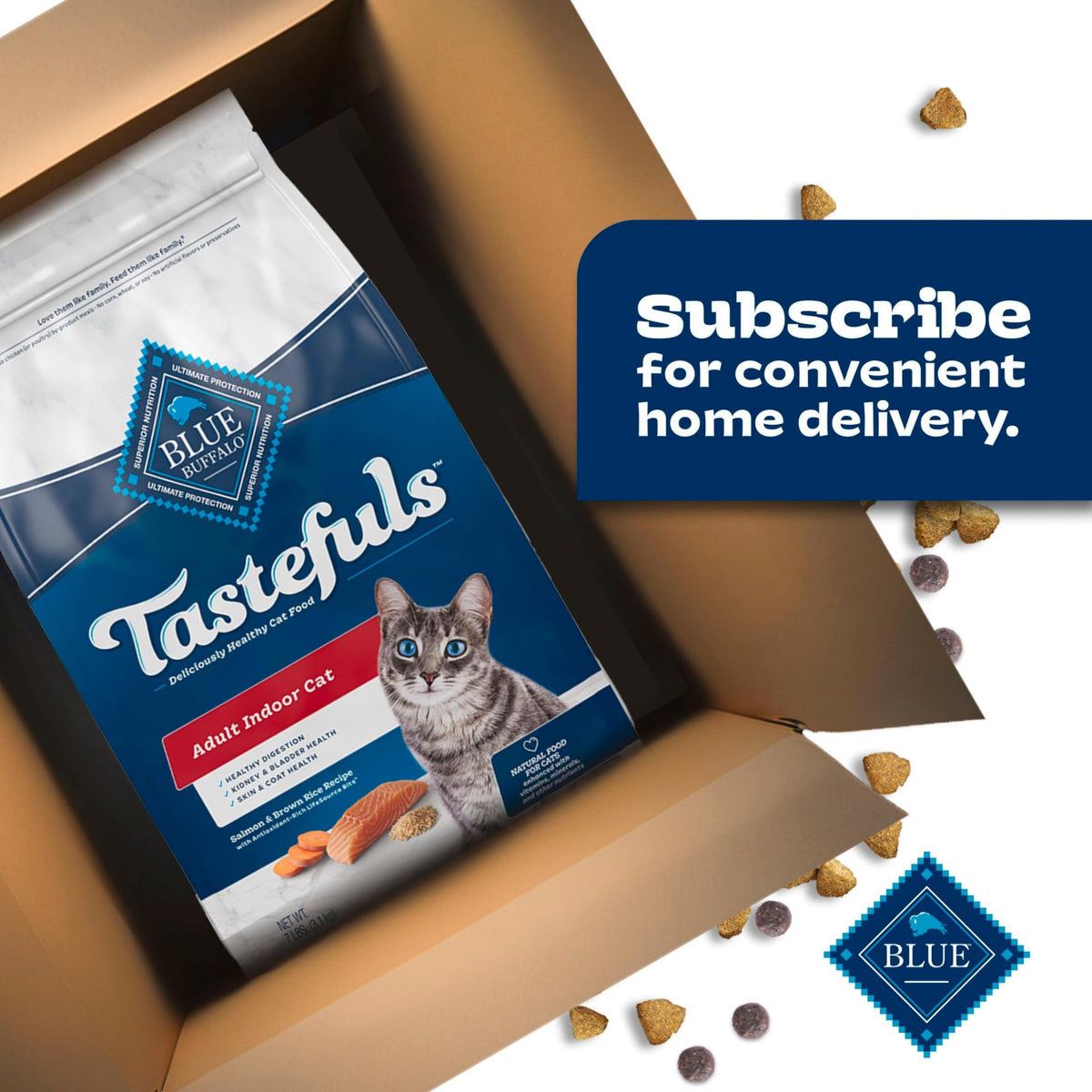 Tastefuls Salmon Adult Indoor Dry Cat Food (5 Pound (Pack of 1))