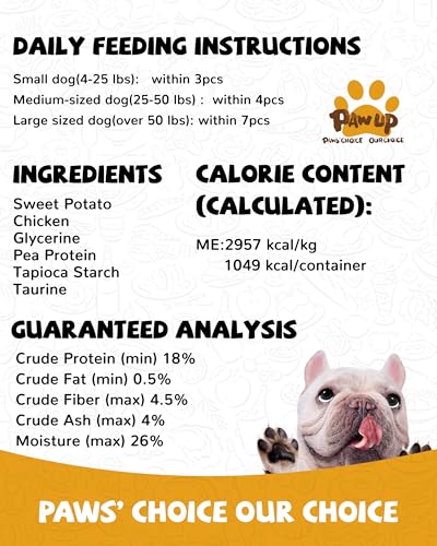 Dog Treats Chicken Jerky Wrapped Sweet Potato (12.5 Ounce (Pack of 1))