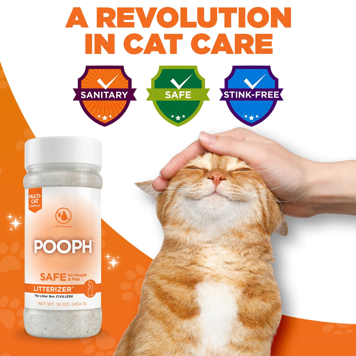 Litterizer Cat Litter Odor Eliminator Additive (16 Ounce (Pack of 1))