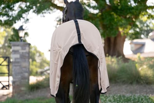 Miller's Standard Neck Fly Sheet for Horses (Rose/Beige / 87)