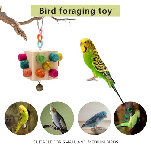 Square Bird Chew Toy (1 Pack-Squar Cork Stick)