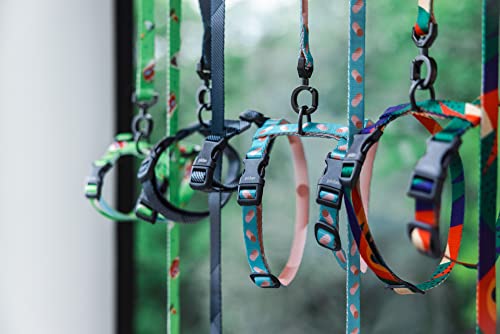 Cat Harness and Leash Set (Multicolor / Neck Girth 7.8″-12.2″, Chest Girth 10.2″-16.9″)