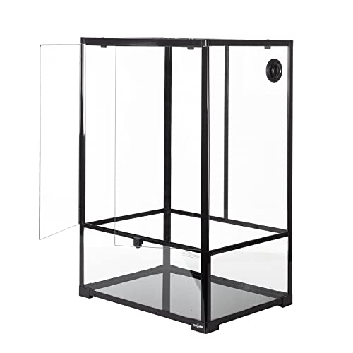 REPTIZOO 67 Gallon Large Reptile Terrarium 24"x18"x 36" Glass Paludarium Tank (24"x18"x 36")