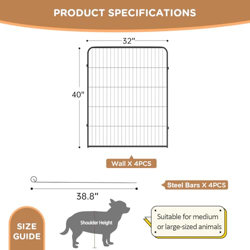 Dog Playpen Extender (4 panels)