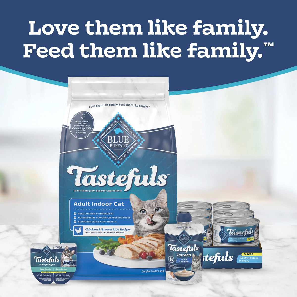 Tastefuls Variety Pack Flaked Wet Cat Food (1 Count (Pack of 12))