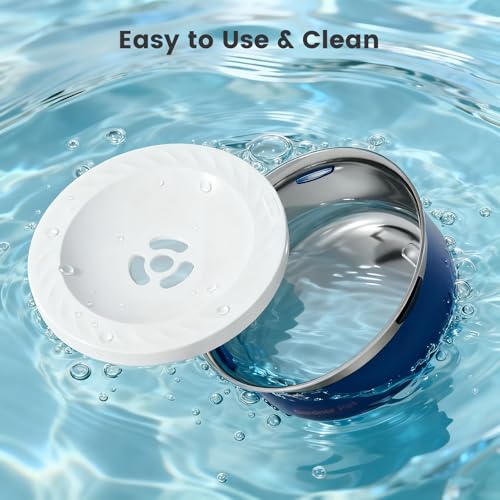 Slow Water Bowl for Dogs (Blue / Small (2L))