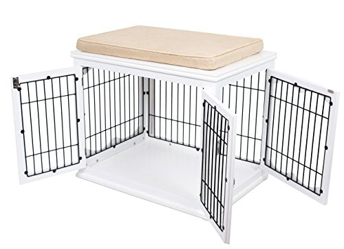 Decorative Dog Kennel with Pet Bed
