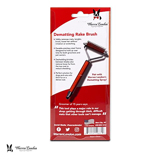 Undercoat Rake Brush for Dogs and Cats