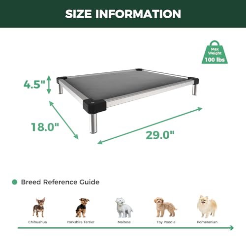 TitanNest Padded Chew (Gray / X-Small Dog (29.0"L x 18.0"W x 4.5"H))