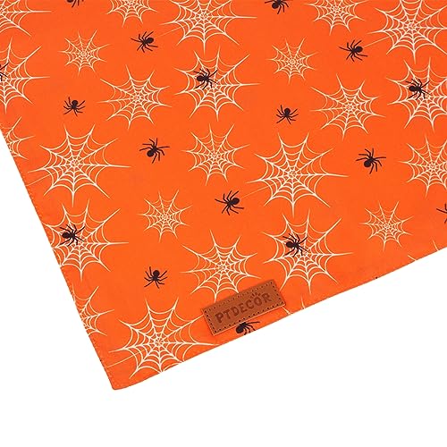 Orange Halloween Dog Bandana (Small / Orange)