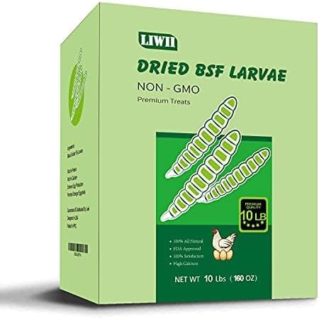 10LB Bulk Dried Black Soldier Fly Larvae