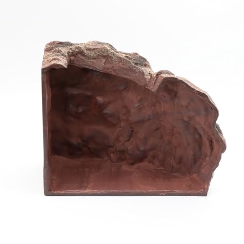 Large Reptile Hide Shale Scape Step Ledge (Large-11.8 * 9.8 * 5.3)