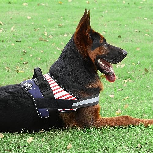 Dog Harness No (X-Large (Pack of 1) / FLAG)