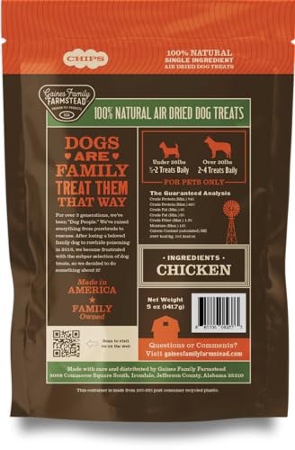 Gaines Family Farmstead Chicken Chips for Dogs (5 Ounce (Pack of 1))