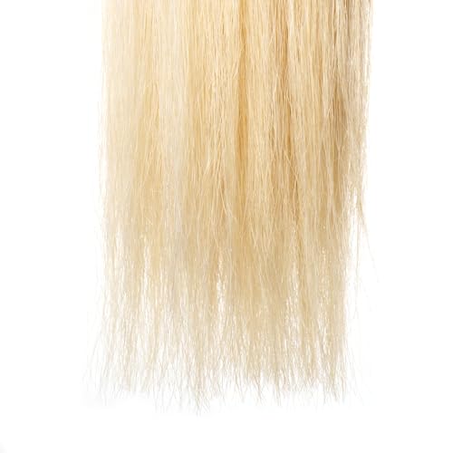 Horse Tail Extensions with Braided Horsehair Loop (1/2 LB (34"-36") / Natural White)