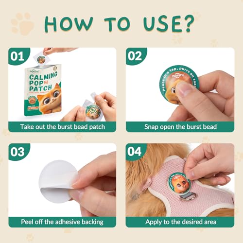 Calming Pop Patch for Cat Travel (28 Count)