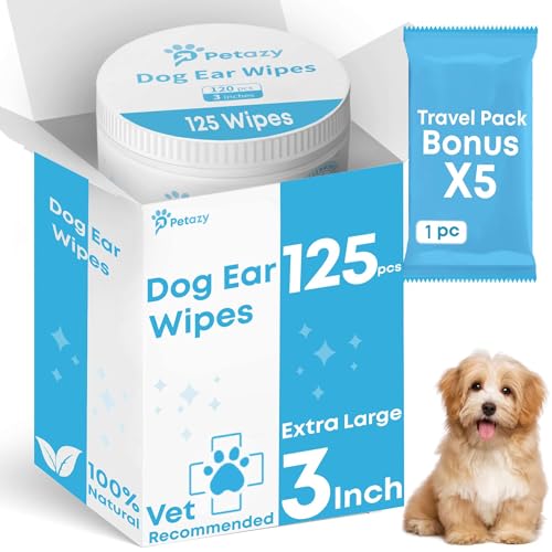 Dog Ear Wipes for Dog Yeast Wax Itch and Odor
