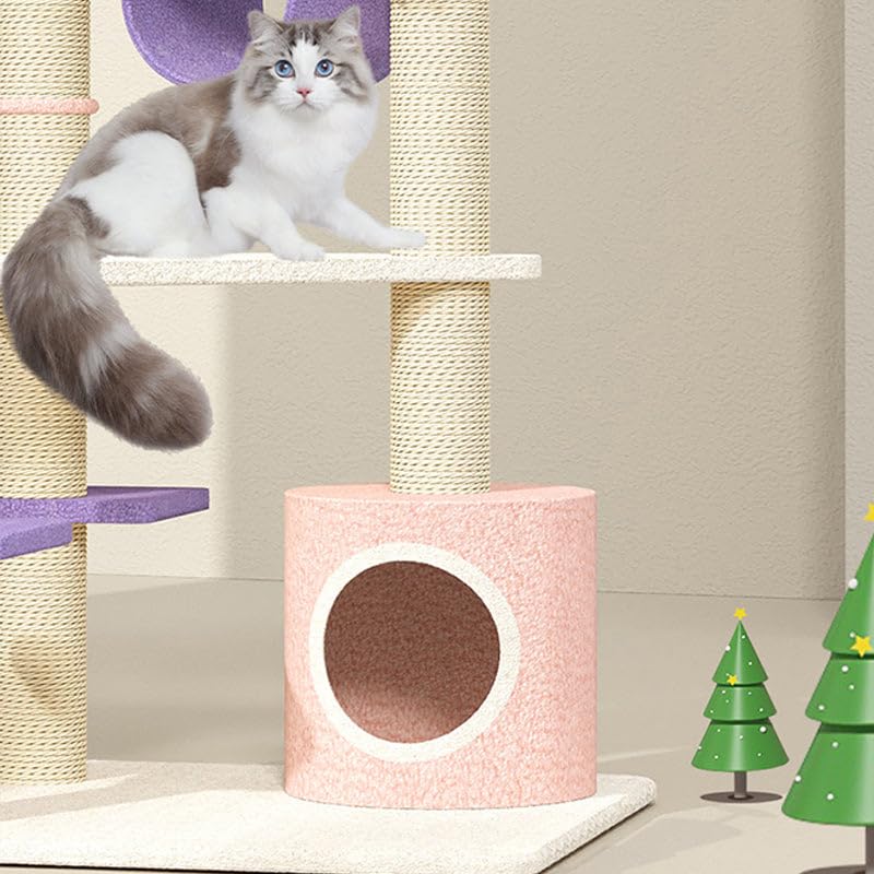 69.3" Cat Tree Helicopter Design Extra Large Cat Tower Tall Multi