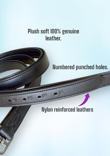 Calf Leather Stirrup Leathers 1” (Havana / 60" x 1")