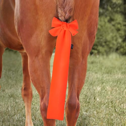 Stretchy Horse Tail Guard (Orange)