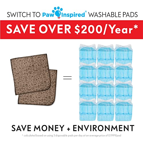 Washable Pee Pads for Dogs (32x30" (2 pack) - pattern)
