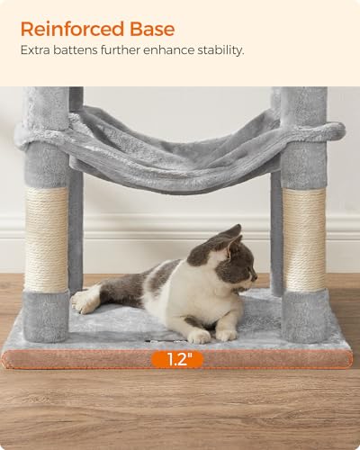 Cat Tree 54.2 (54.2 Inches / Light Gray)