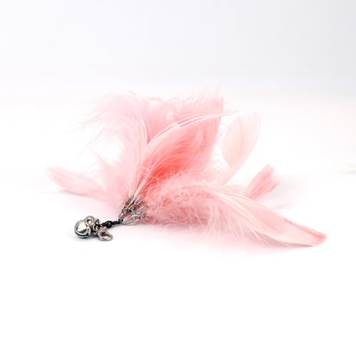 12PCS Interactive Cat Feather Wand Toy Set