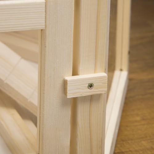 Wooden Large Hamster Cage (Natural Wood)