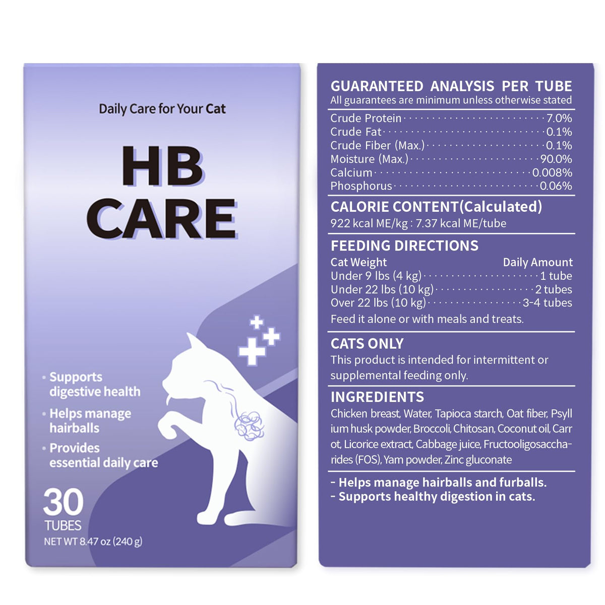 HB Care Hairball Treatment for Cats