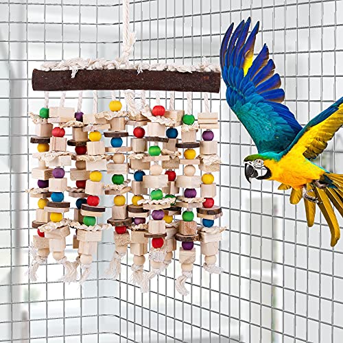 20.5"X 11" Large Bird Parrot Chewing Toy (Natural)