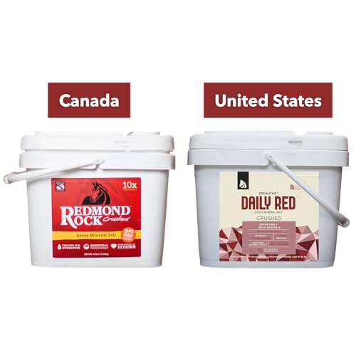 Rock Crushed Loose Mineral Salt Electrolyte Supplement for Horses (25 LBS)