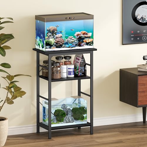 5 10 Gallon Aquarium Stand (Black / 10 Gal-3 Tier)