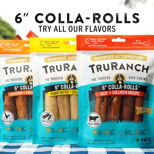 6" Collagen Rolls for Dogs