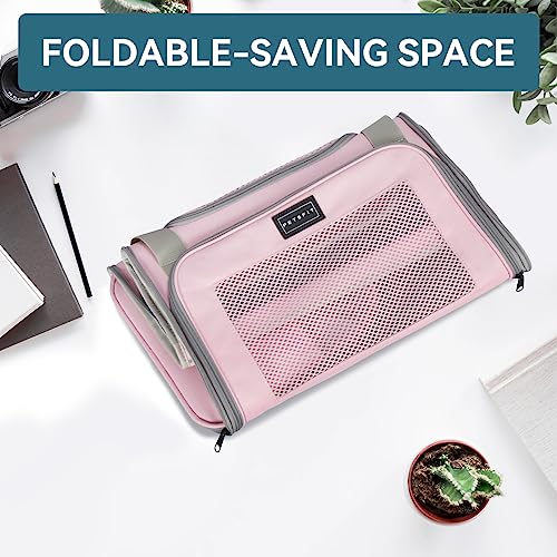 Cat Carrier for Large Cats (19.7"L x 13.0"W x 13.0"H / Pink)