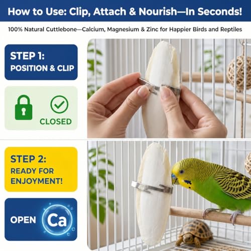5.5 6″ Cuttlebone for Birds (2 Count (Pack of 1))