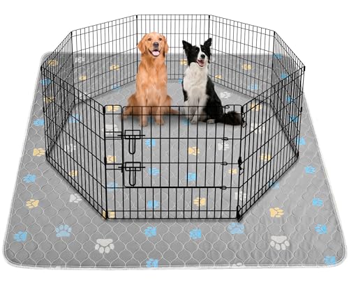 Washable Pee Pads for Dogs (Gray / 32*36''-4pcs)