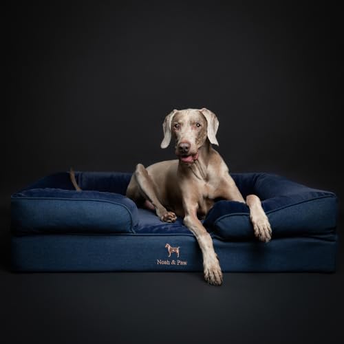 Large Dog Bed (Dark Blue - DE / X-Large)