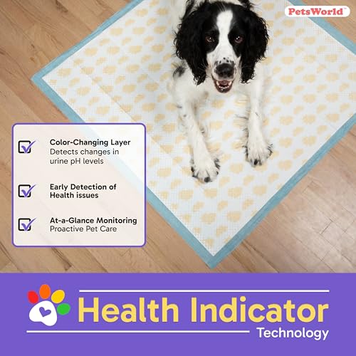 Giant Dog Potty Pads (36x36 Health Indicating / 100 Count)