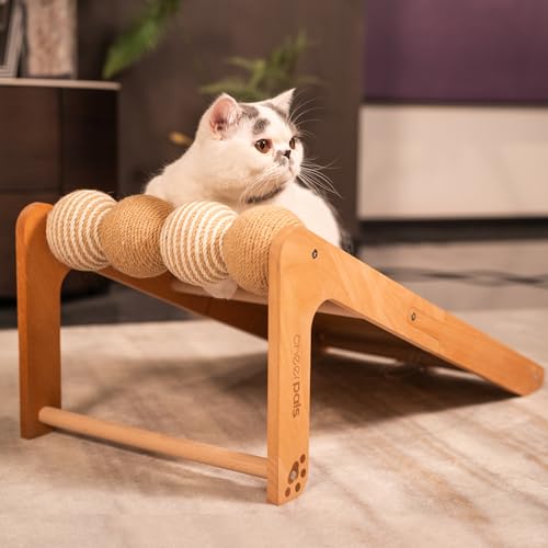Sisal Cat Scratcher Ramp with Balls L (Large)